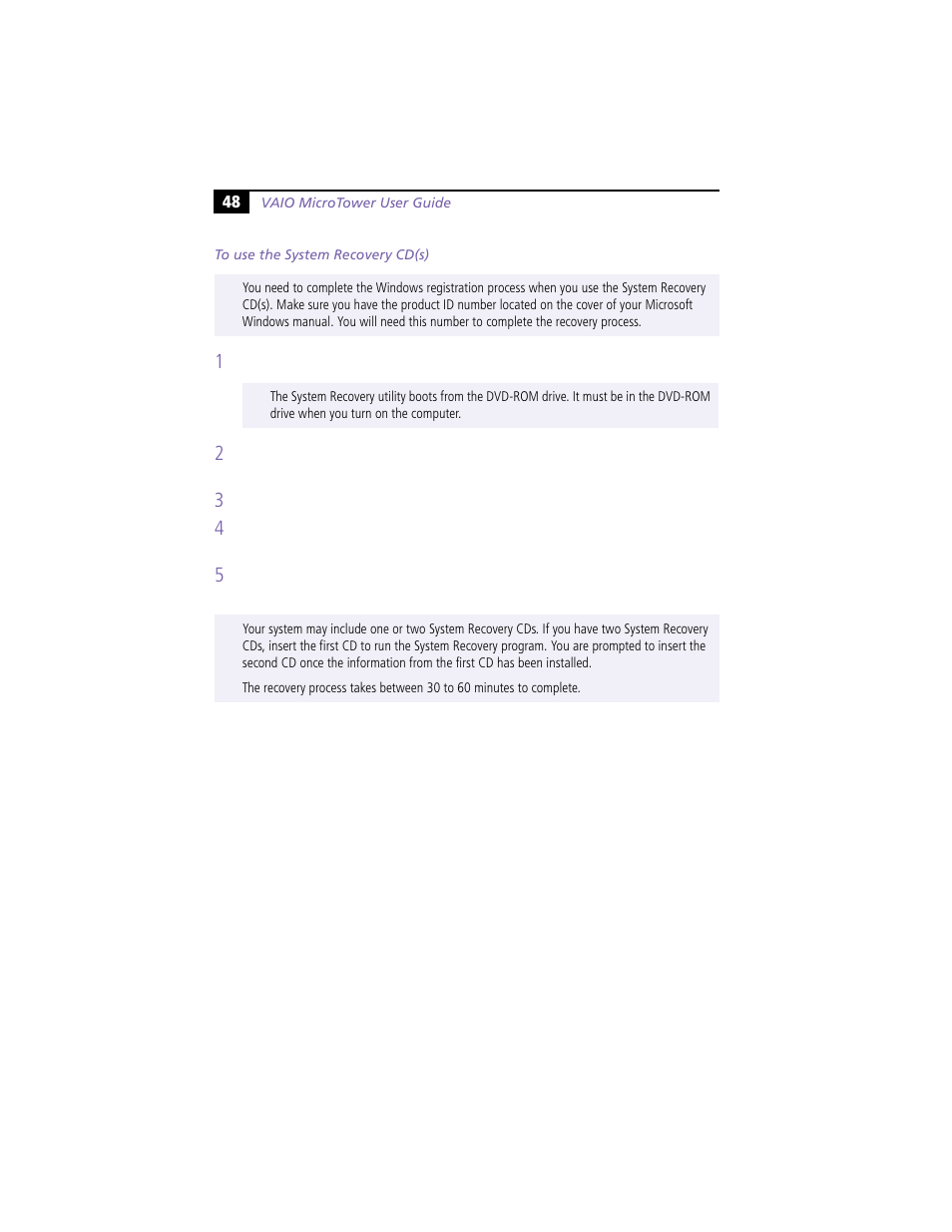 Sony VAIO MicroTower User Manual | Page 56 / 100