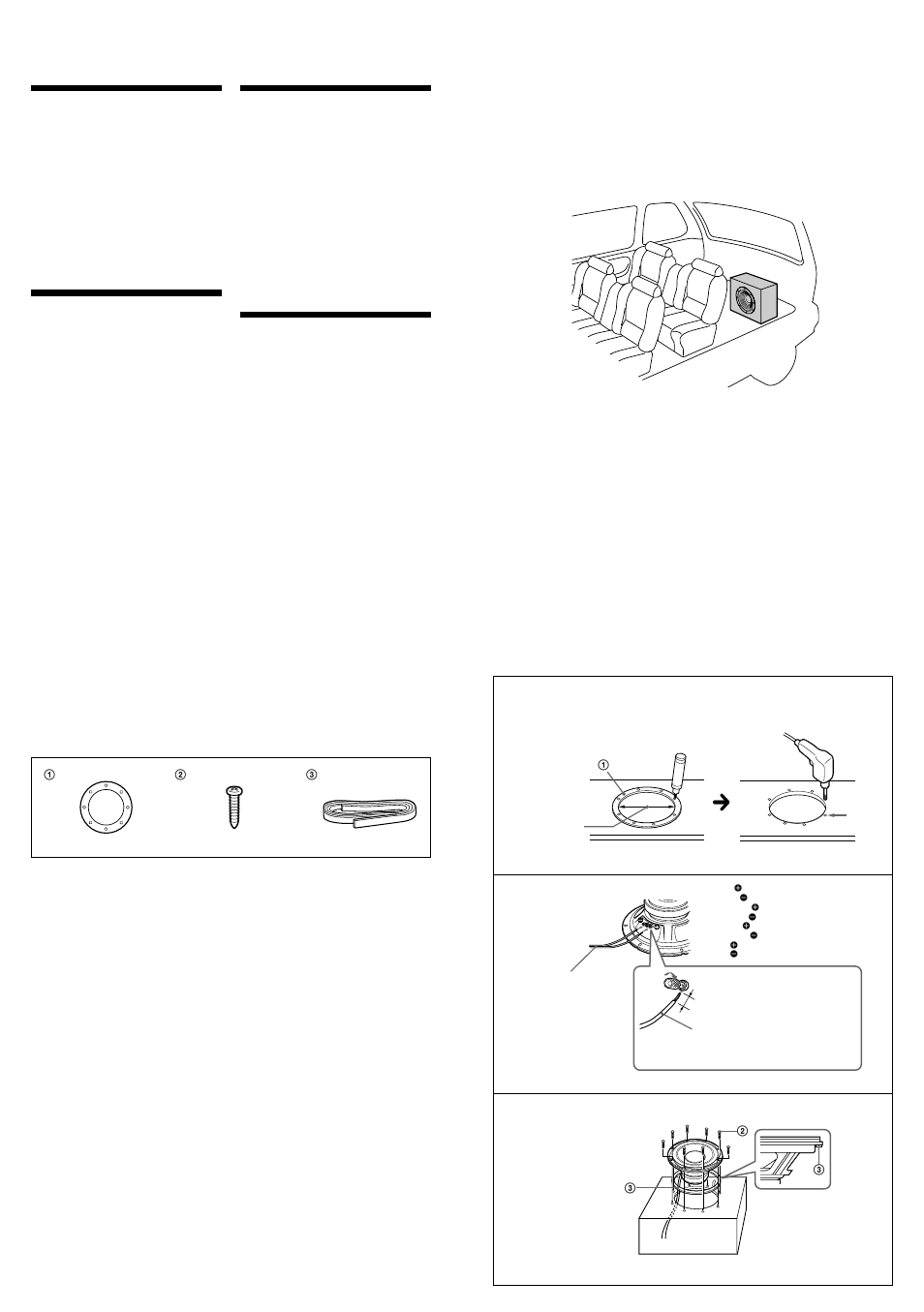 Installation/installation/instalación | Sony L1036 User Manual | Page 2 / 2