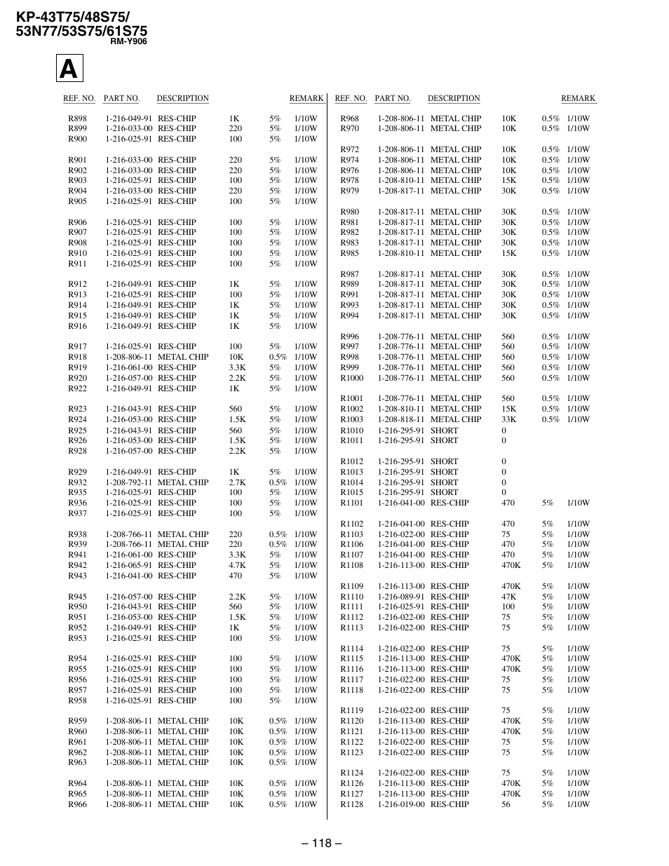 Sony KP 48S75 User Manual | Page 86 / 100