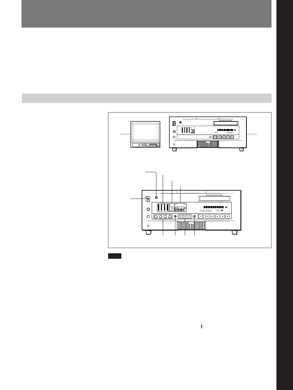 Recording, Chapter 2 recor ding and pla ybac k, Settings for recording | Sony DSR-85 User Manual | Page 19 / 88