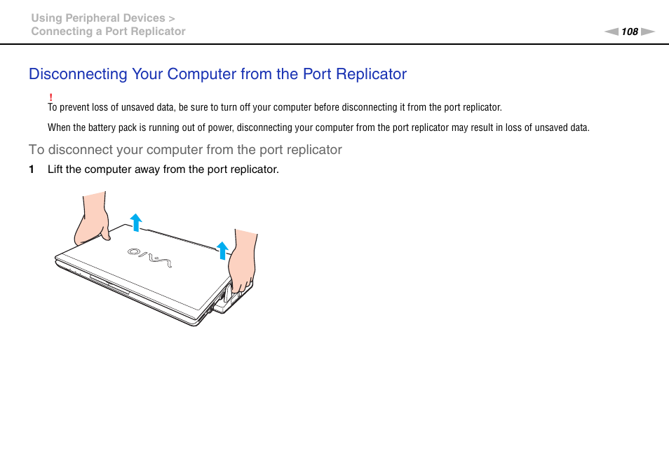 Sony VPCSA Series User Manual | Page 108 / 210