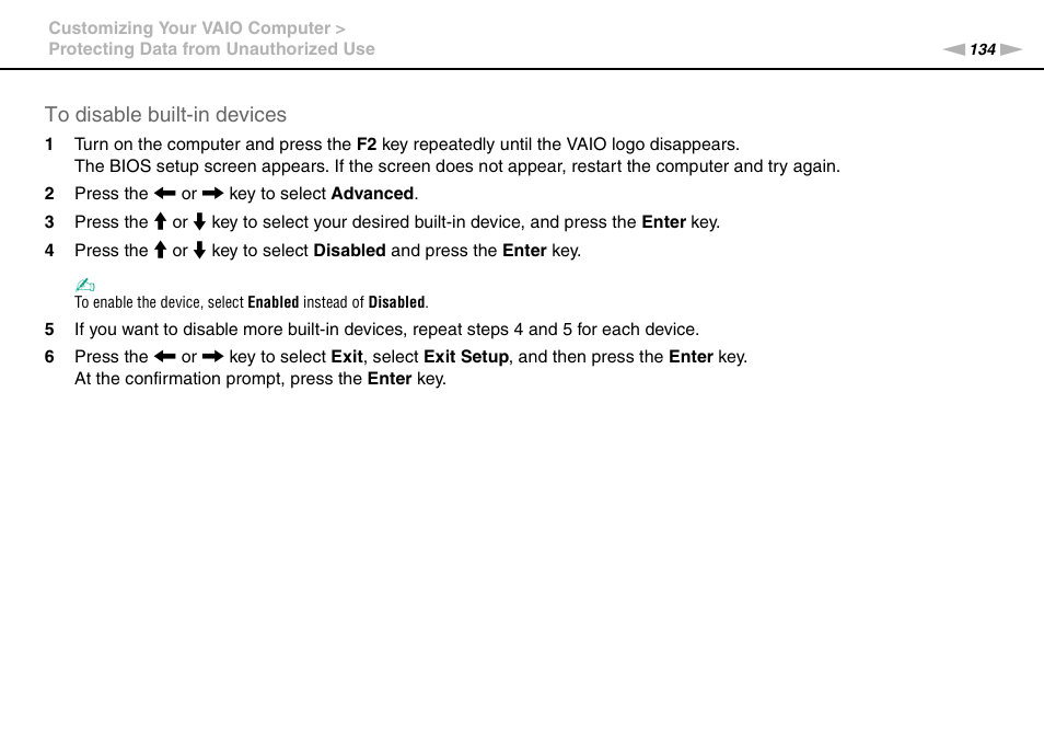 Sony VPCSA Series User Manual | Page 134 / 210