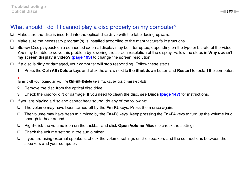 Sony VPCSA Series User Manual | Page 185 / 210