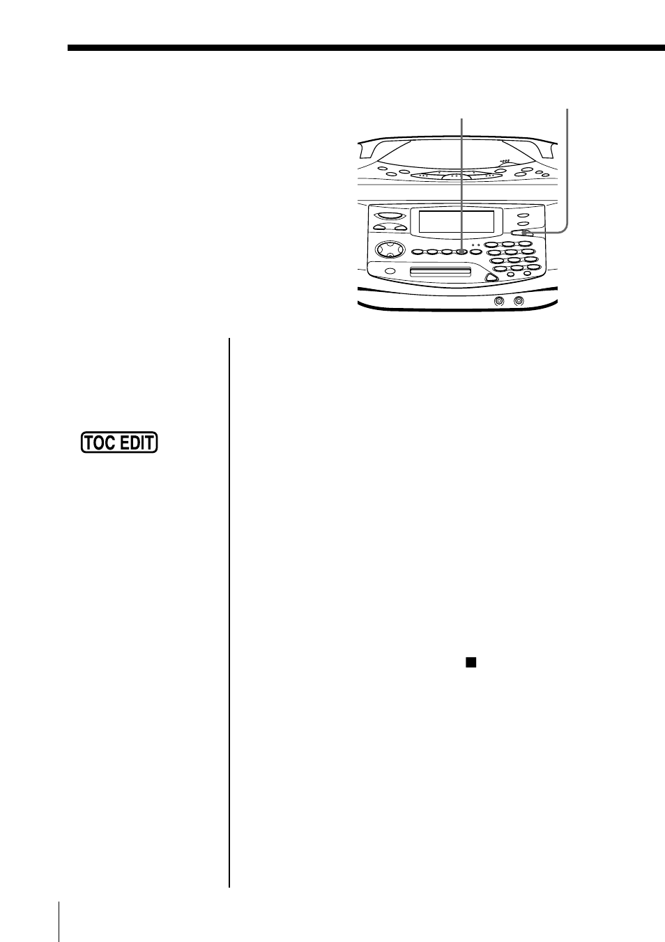 Erasing recordings (erase function), Erasing recordings | Sony ZS-M35 User Manual | Page 36 / 76