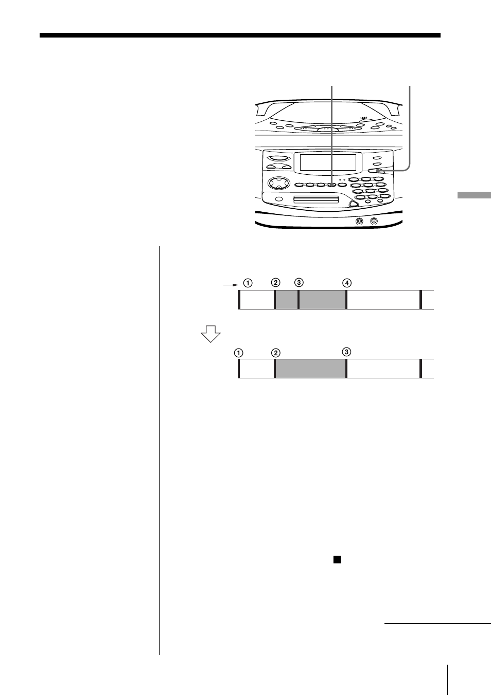 Combining recorded tracks (combine function), Combining recorded tracks | Sony ZS-M35 User Manual | Page 41 / 76