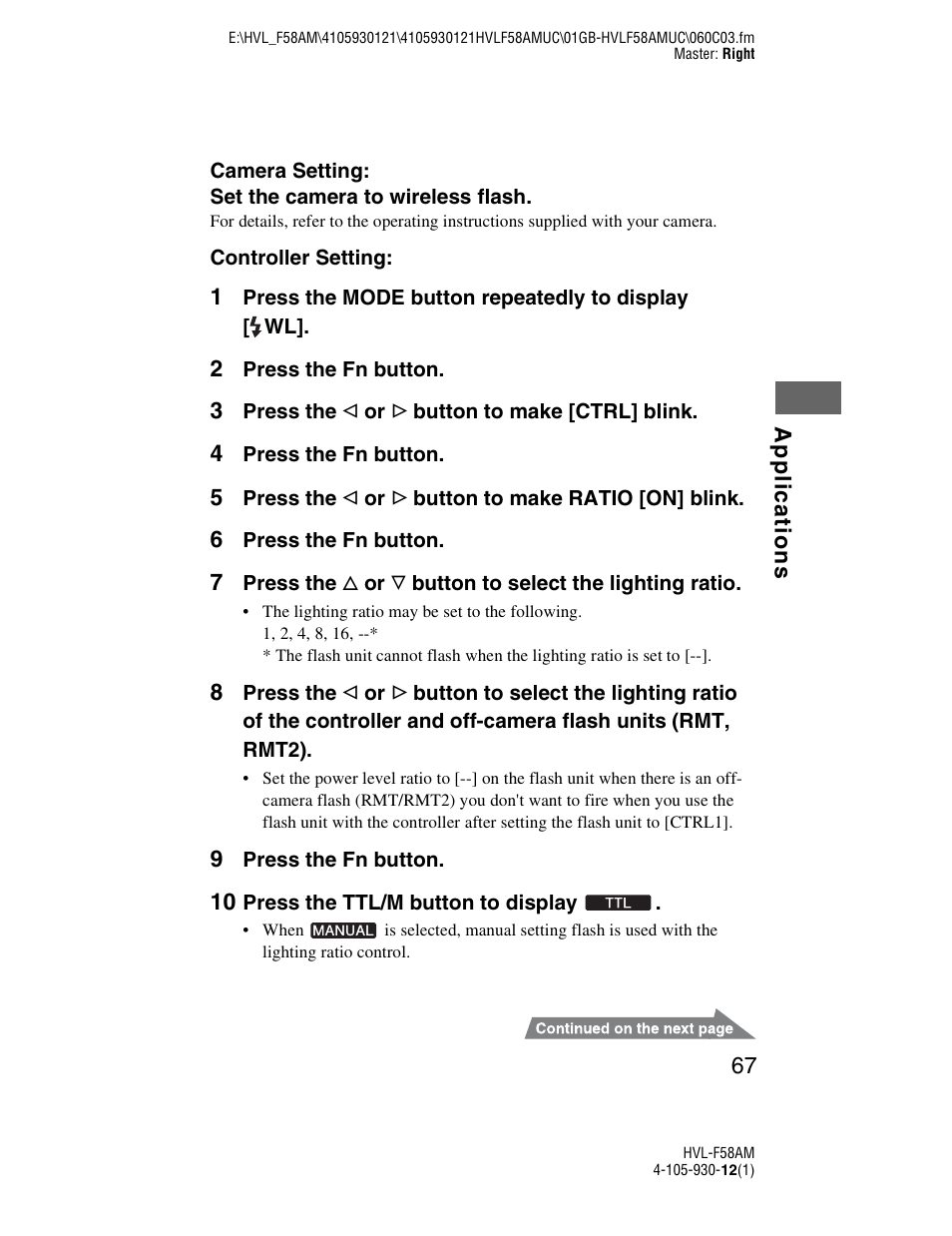 Sony 4-105-930-12(1) User Manual | Page 67 / 88