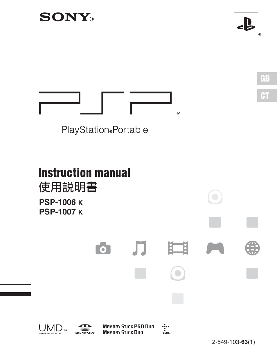 Sony PSP-1006 K User Manual | 268 pages