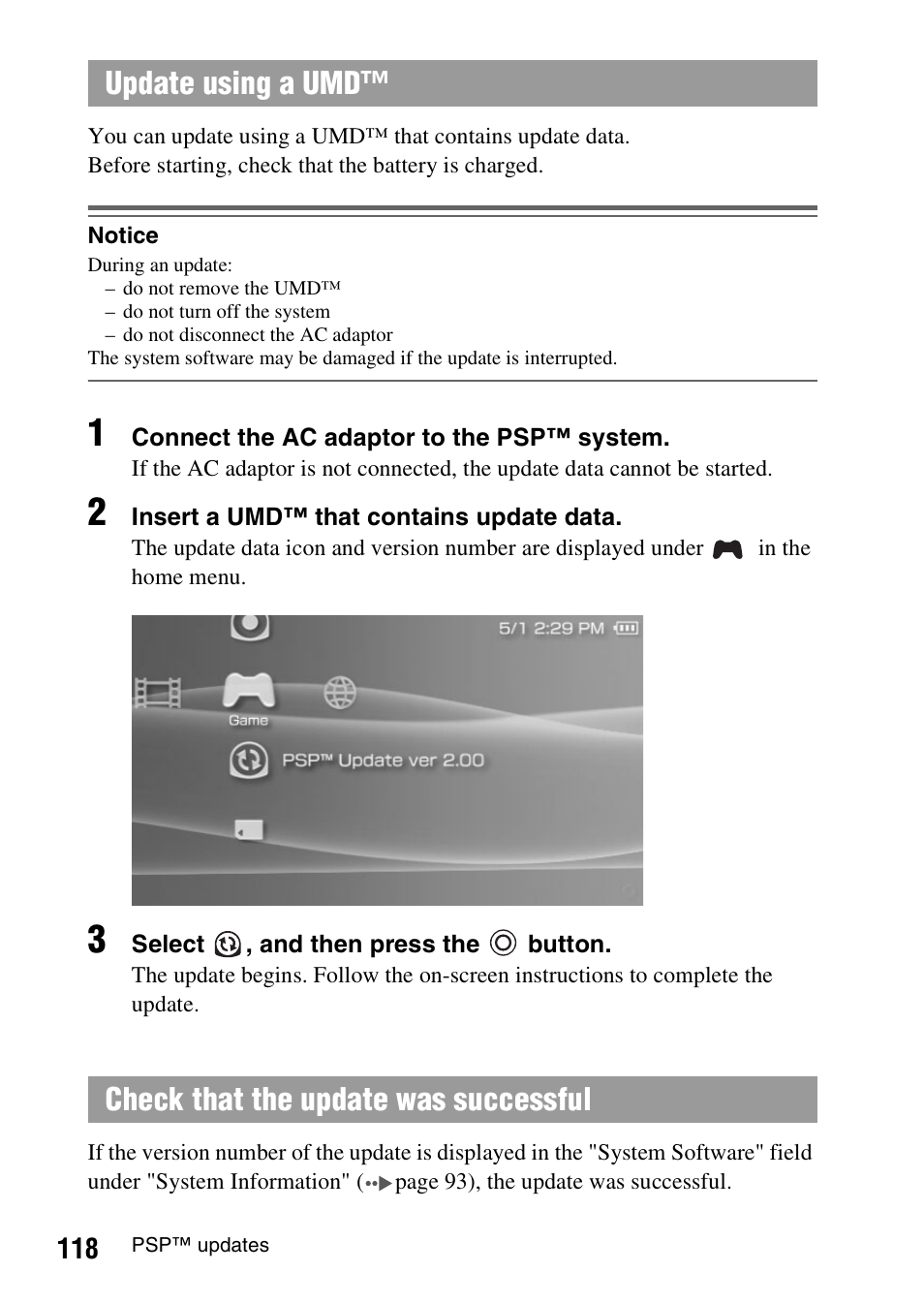 Sony PSP-1006 K User Manual | Page 118 / 268