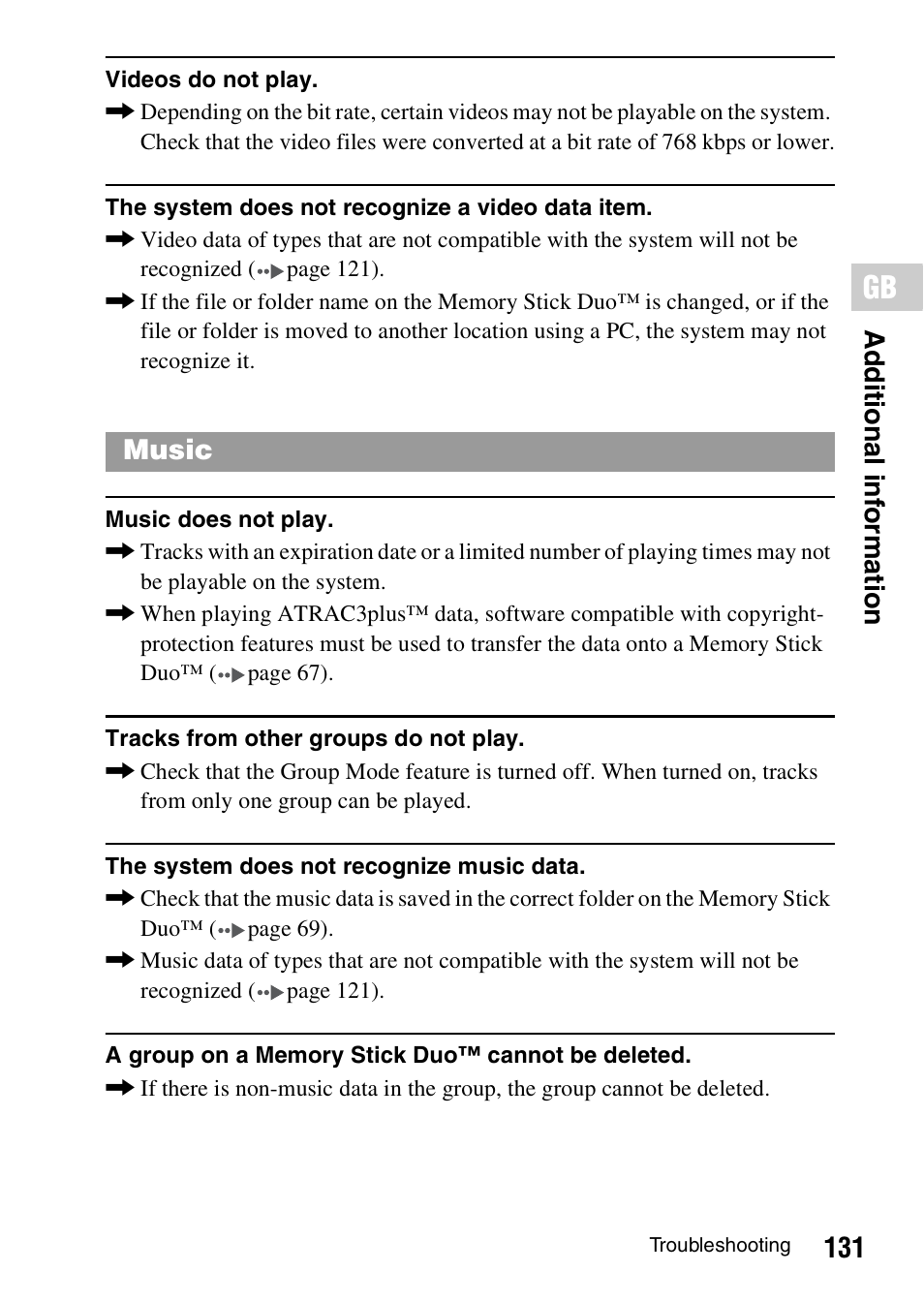 Sony PSP-1006 K User Manual | Page 131 / 268