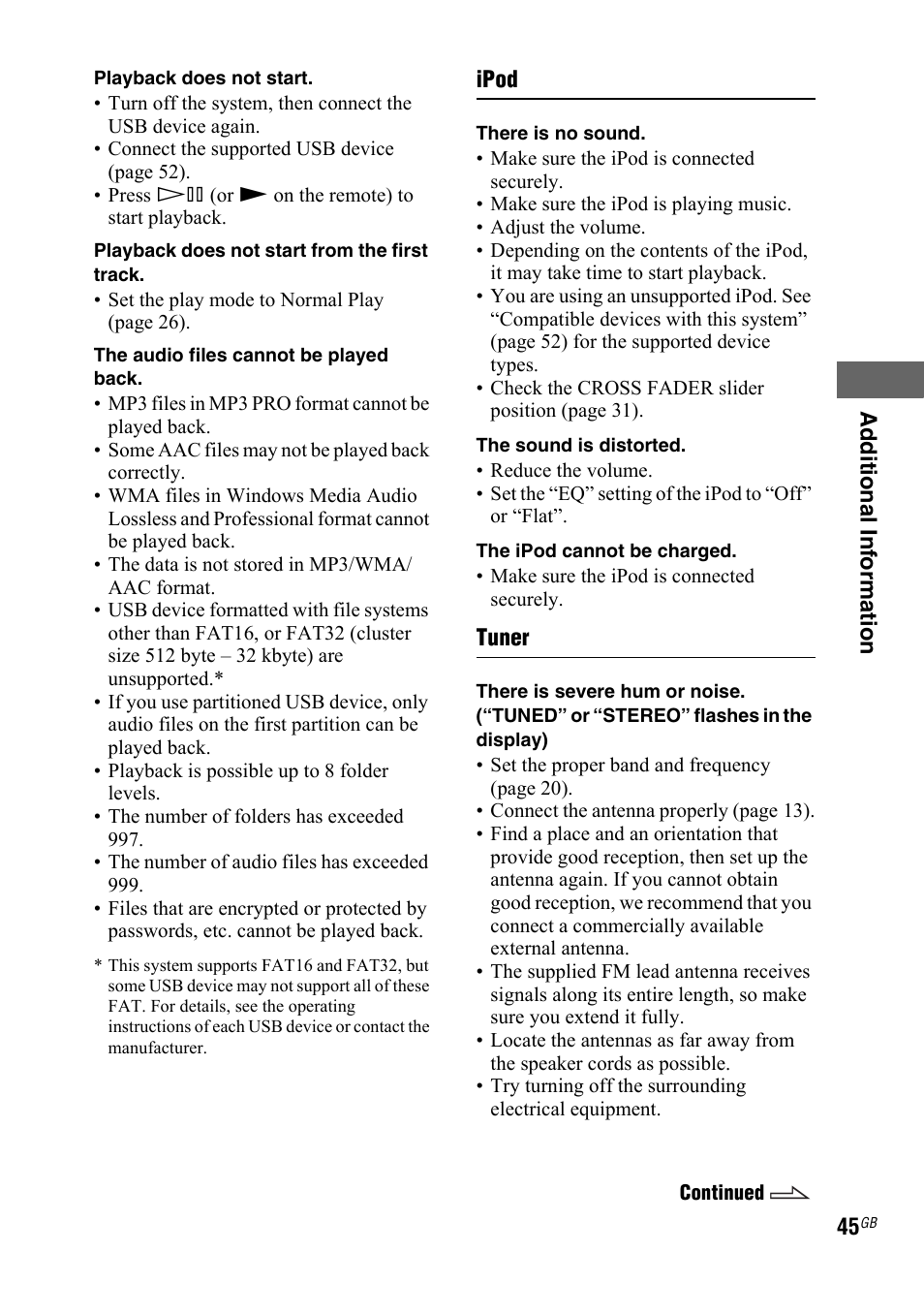 Sony 3-300-703-11(2) User Manual | Page 45 / 56