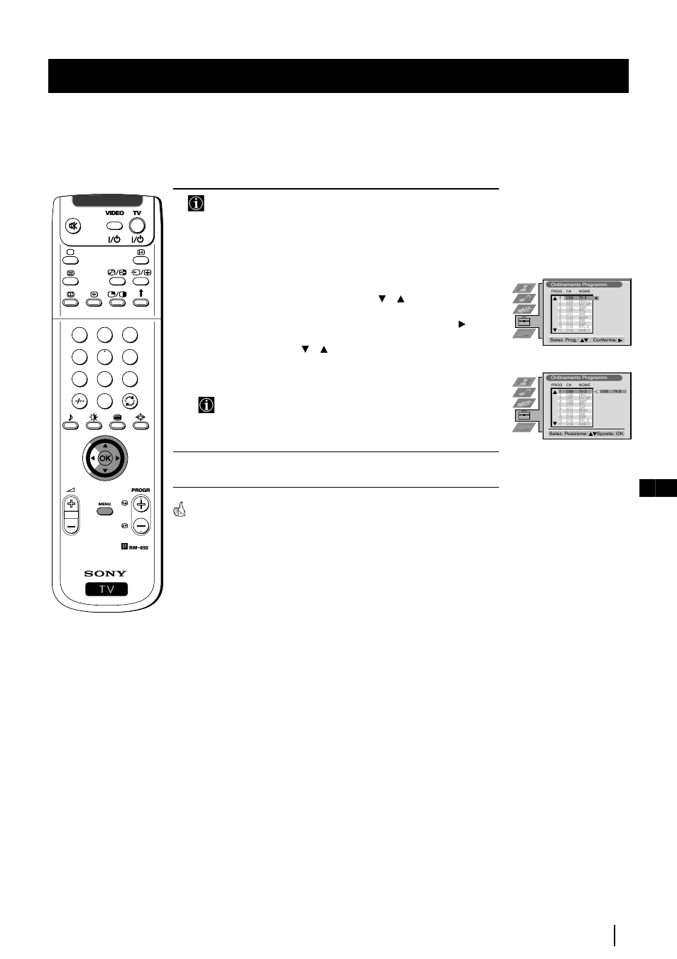 9it operazioni preliminari, L’apparecchio è pronto per entrare in funzione | Sony KP-48PS2 User Manual | Page 110 / 233