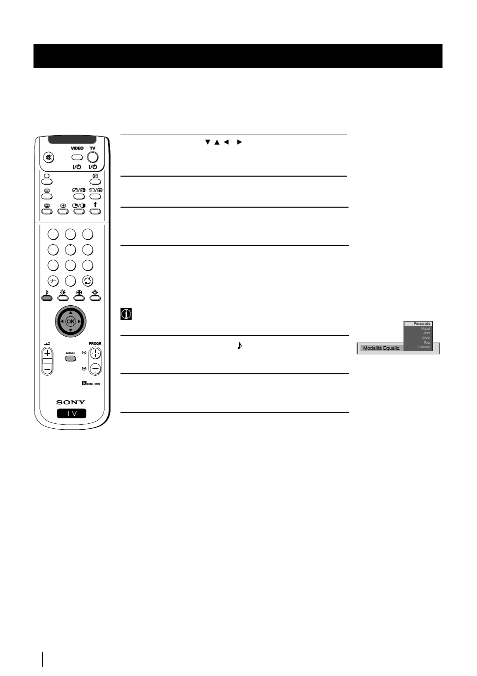 Cambio rapido della modalità del suono, 14 menu | Sony KP-48PS2 User Manual | Page 115 / 233