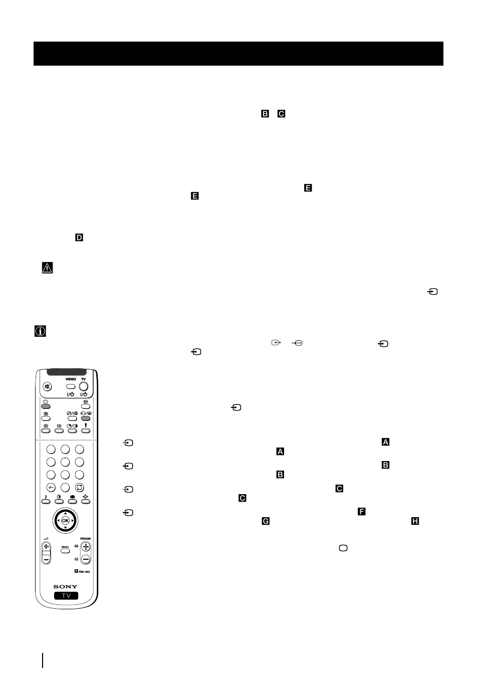 Utilizzo di apparecchiature, Selezione e visualizzazione del segnale di entrata, Collegamenti opzionali | Sony KP-48PS2 User Manual | Page 131 / 233