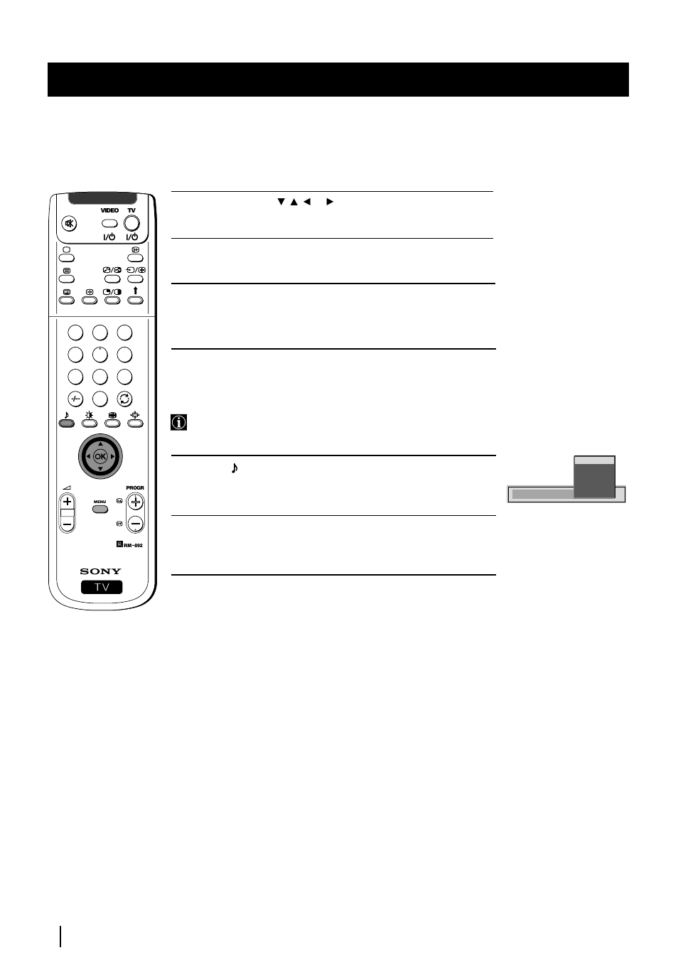 Changing sound mode quickly, 14 menu system | Sony KP-48PS2 User Manual | Page 14 / 233