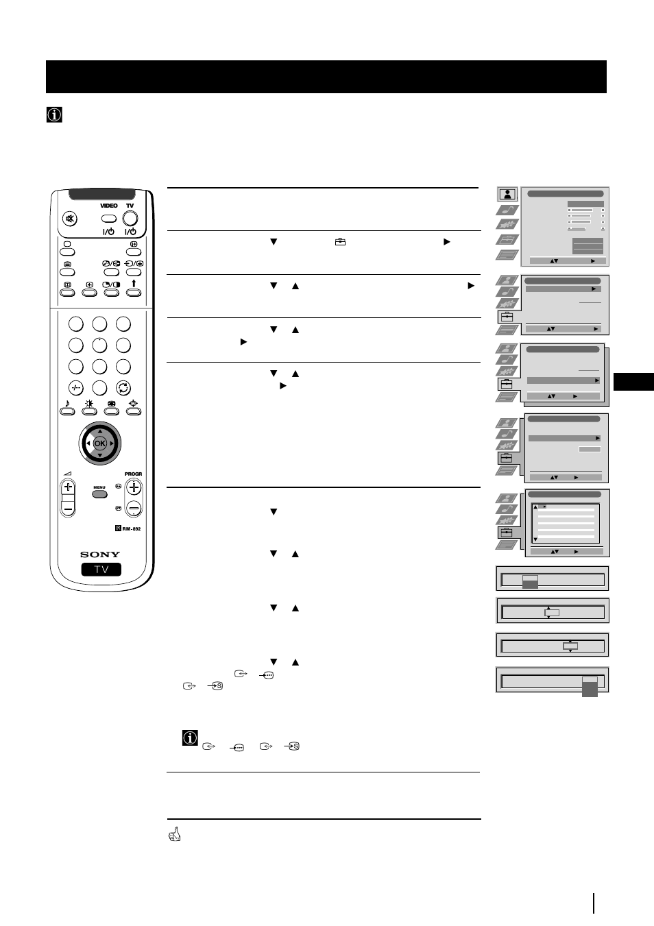 Using the "further programme preset" function, 19 gb menu system | Sony KP-48PS2 User Manual | Page 19 / 233