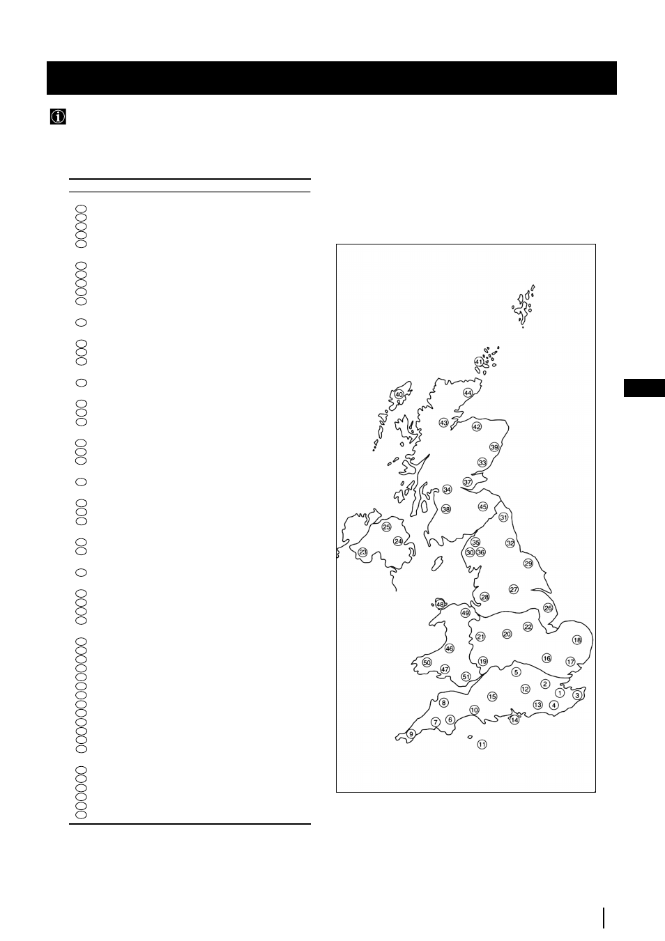 Television channel number guide for united kingdom, 35 gb additional information | Sony KP-48PS2 User Manual | Page 35 / 233
