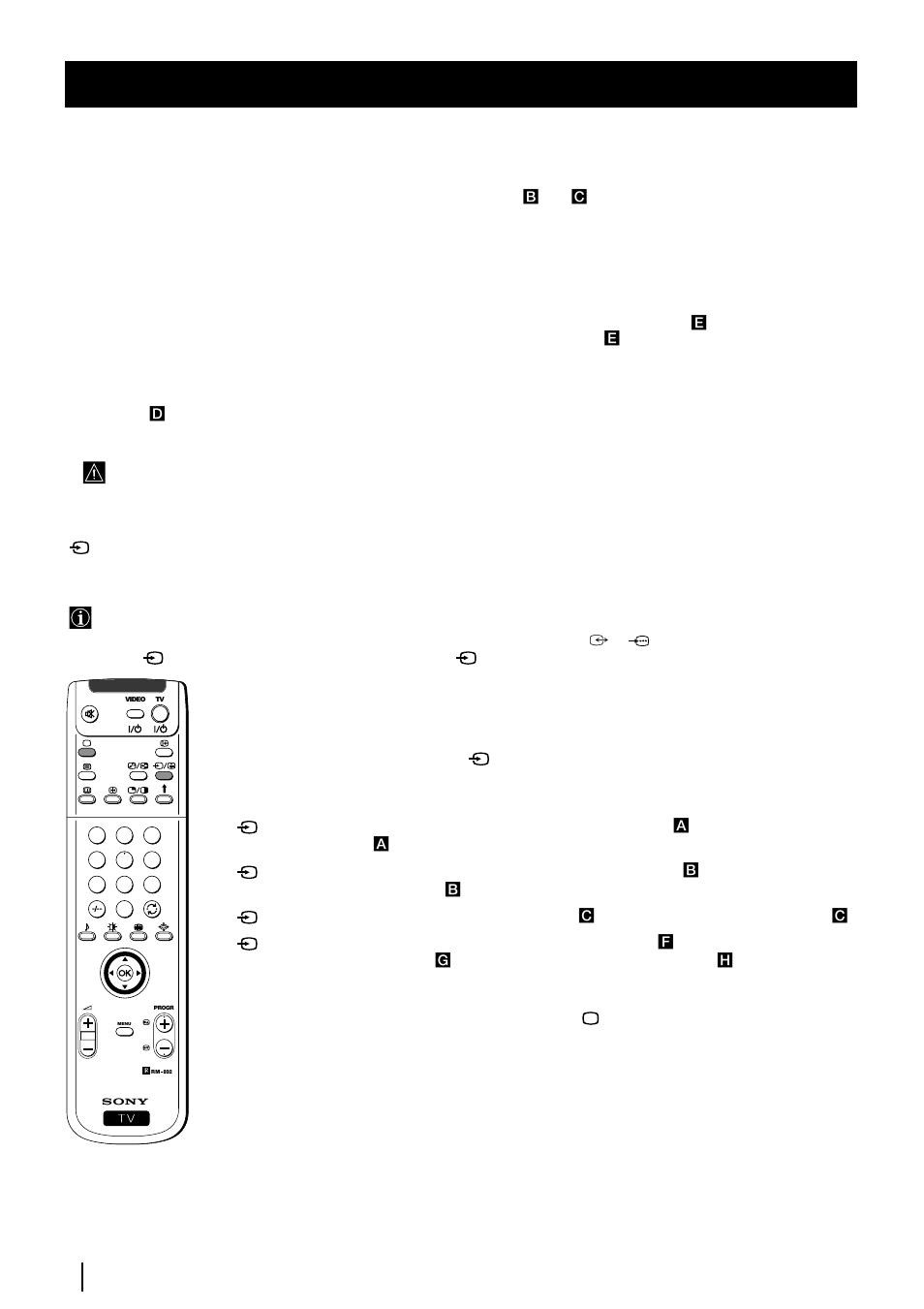 Utilisation des équipements en option, Informations complémentaires, Sélection et visualisation du signal d'entrée | Connexion des équipements en optionn | Sony KP-48PS2 User Manual | Page 63 / 233