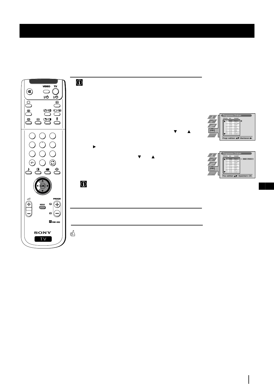 9de erstmalige inbetriebnahme | Sony KP-48PS2 User Manual | Page 77 / 233