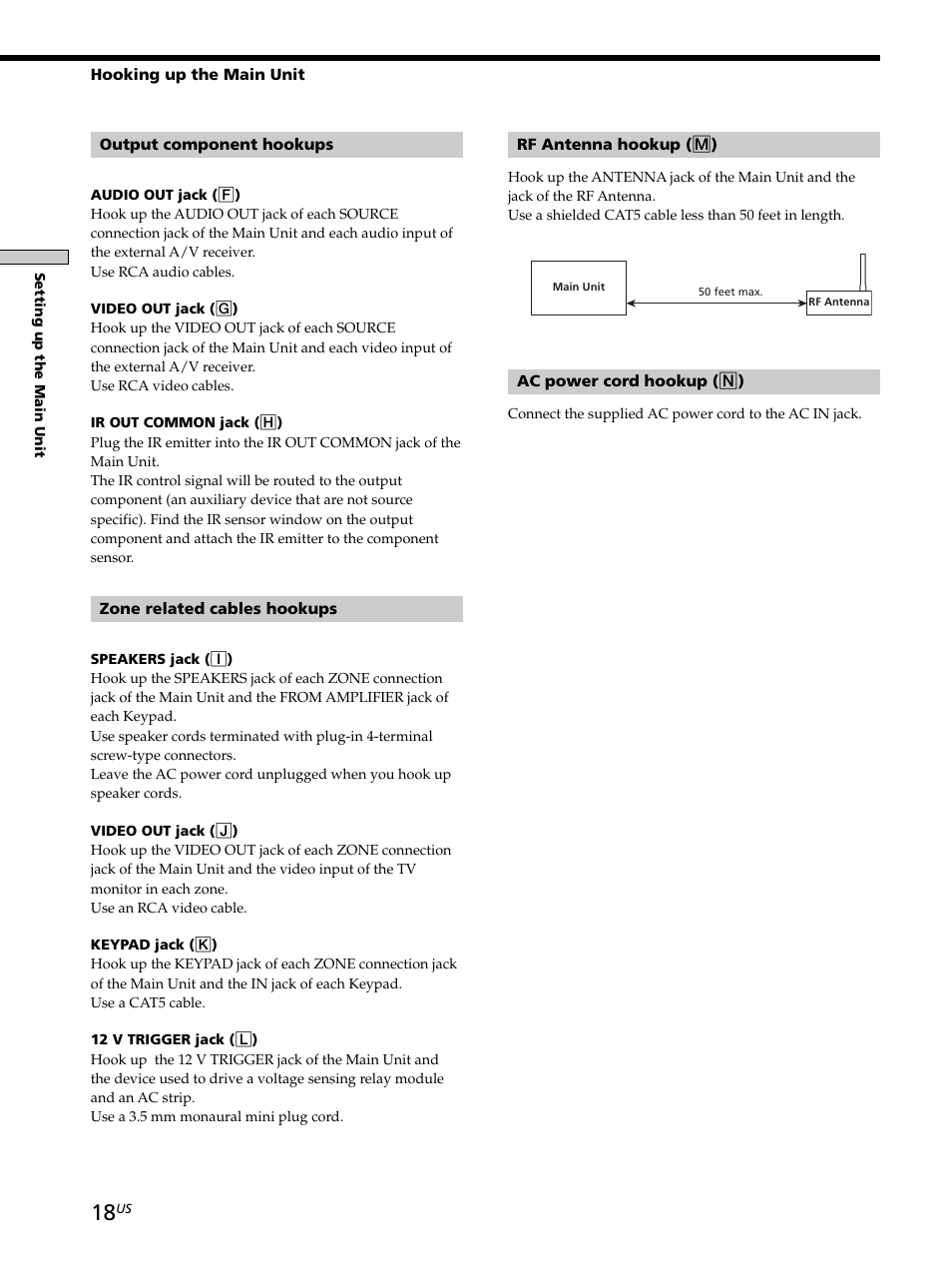 Sony CAV-M1000ES User Manual | Page 18 / 44