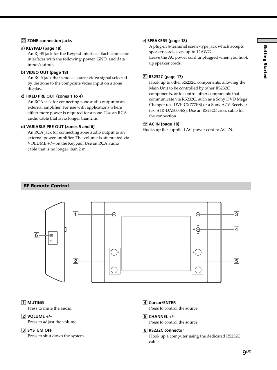 Sony CAV-M1000ES User Manual | Page 9 / 44