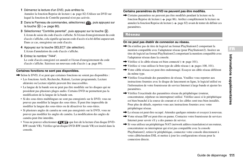 Sony SCPH-75001 User Manual | Page 111 / 172