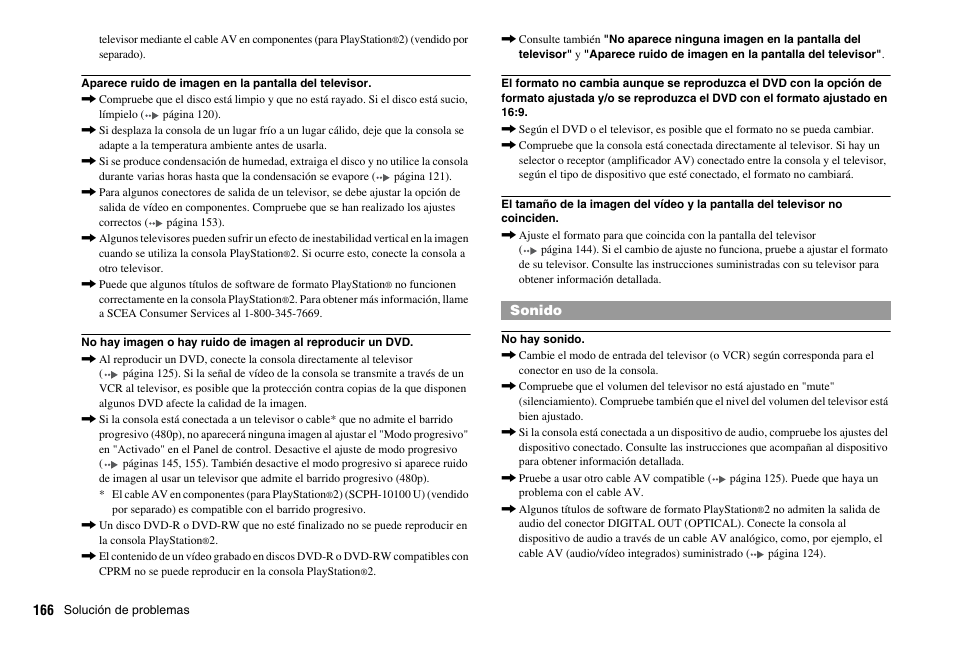 Sony SCPH-75001 User Manual | Page 166 / 172