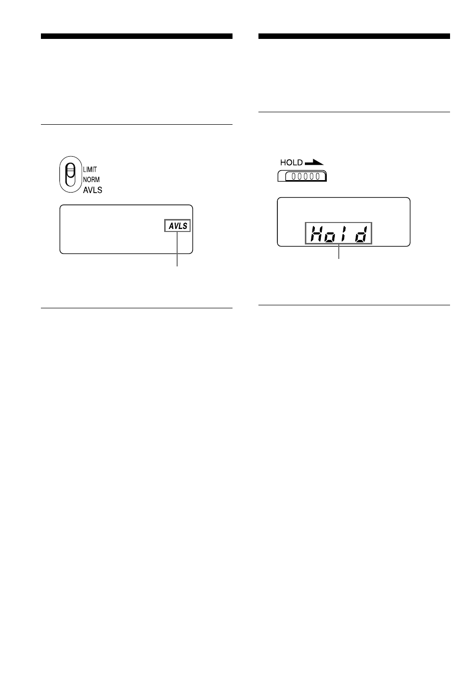 Protecting your hearing (avls), Locking the controls (hold), 14 protecting your hearing | Locking the controls | Sony D-F200 User Manual | Page 14 / 24
