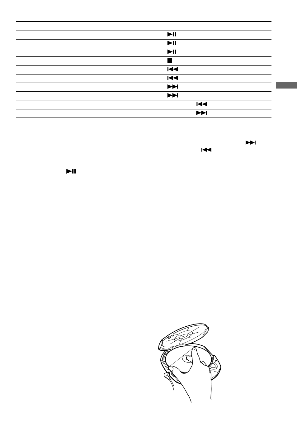 About the display, If the volume level does not increase, About cd-rs/cd-rws | Removing the cd | Sony D-F200 User Manual | Page 7 / 24