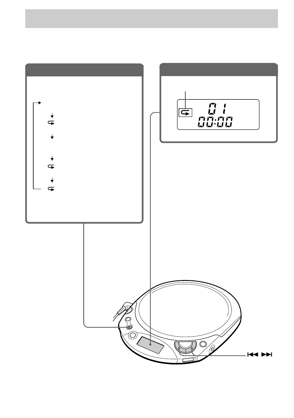 Playback options | Sony D-F200 User Manual | Page 8 / 24