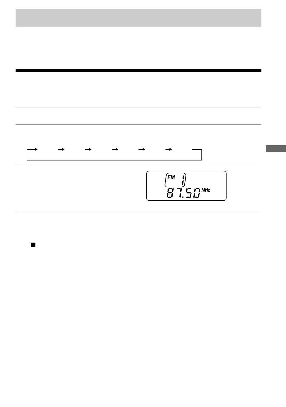 Using the radio, Listening to the radio | Sony D-F200 User Manual | Page 9 / 24