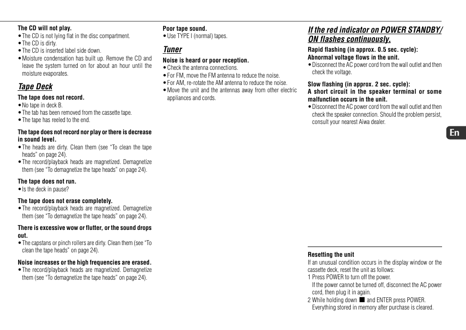 25 en | Sony JAX-S8 User Manual | Page 25 / 27