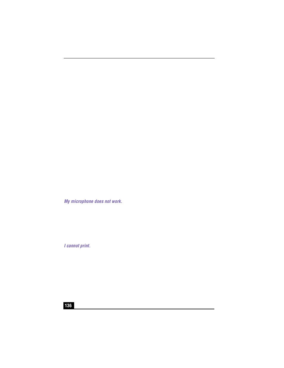 2 click the device manager tab, 3 set the sound device to enable, My microphone does not work | Troubleshooting the printer, I cannot print | Sony PCG-R505TS User Manual | Page 136 / 150