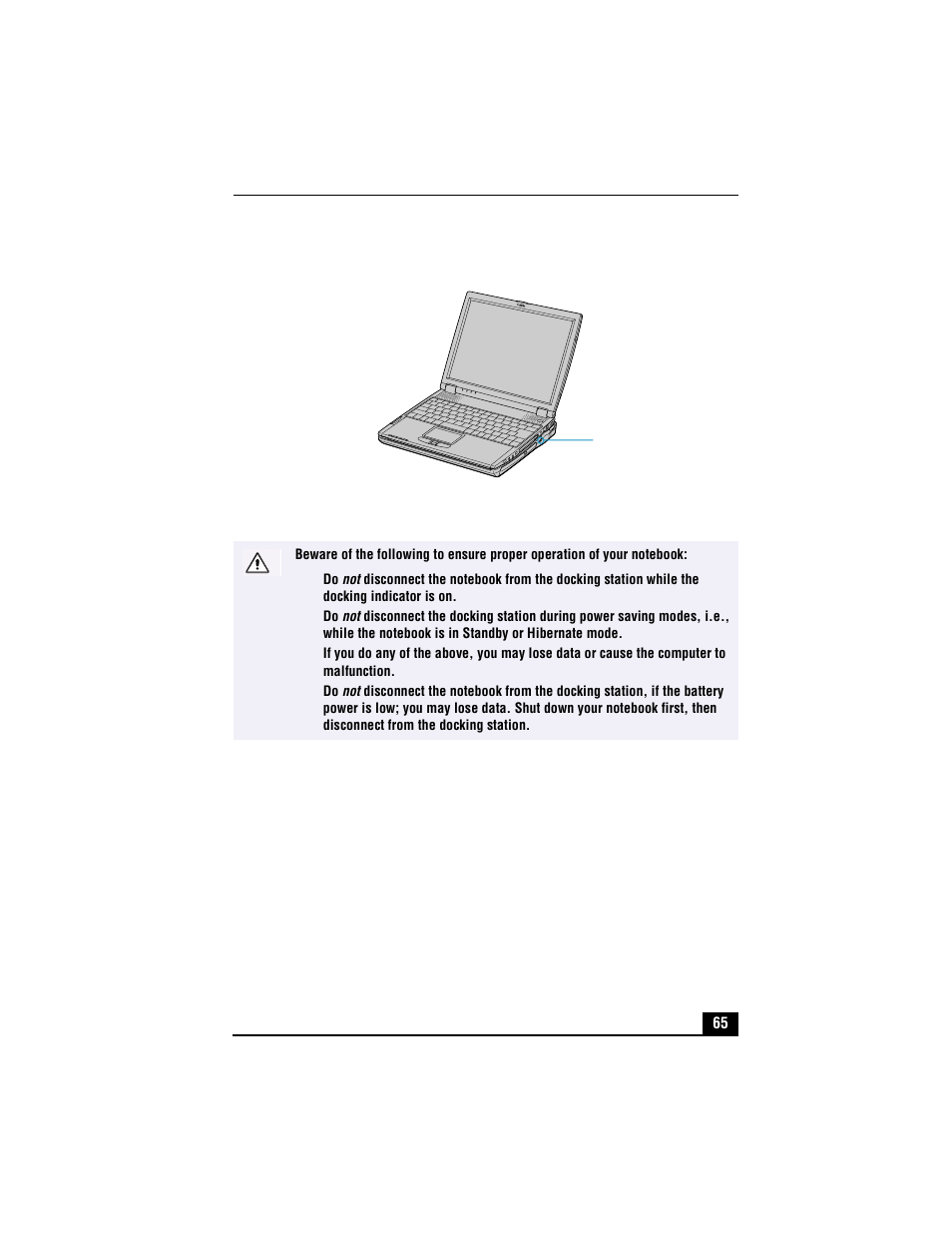 Undock switch | Sony PCG-R505TS User Manual | Page 65 / 150