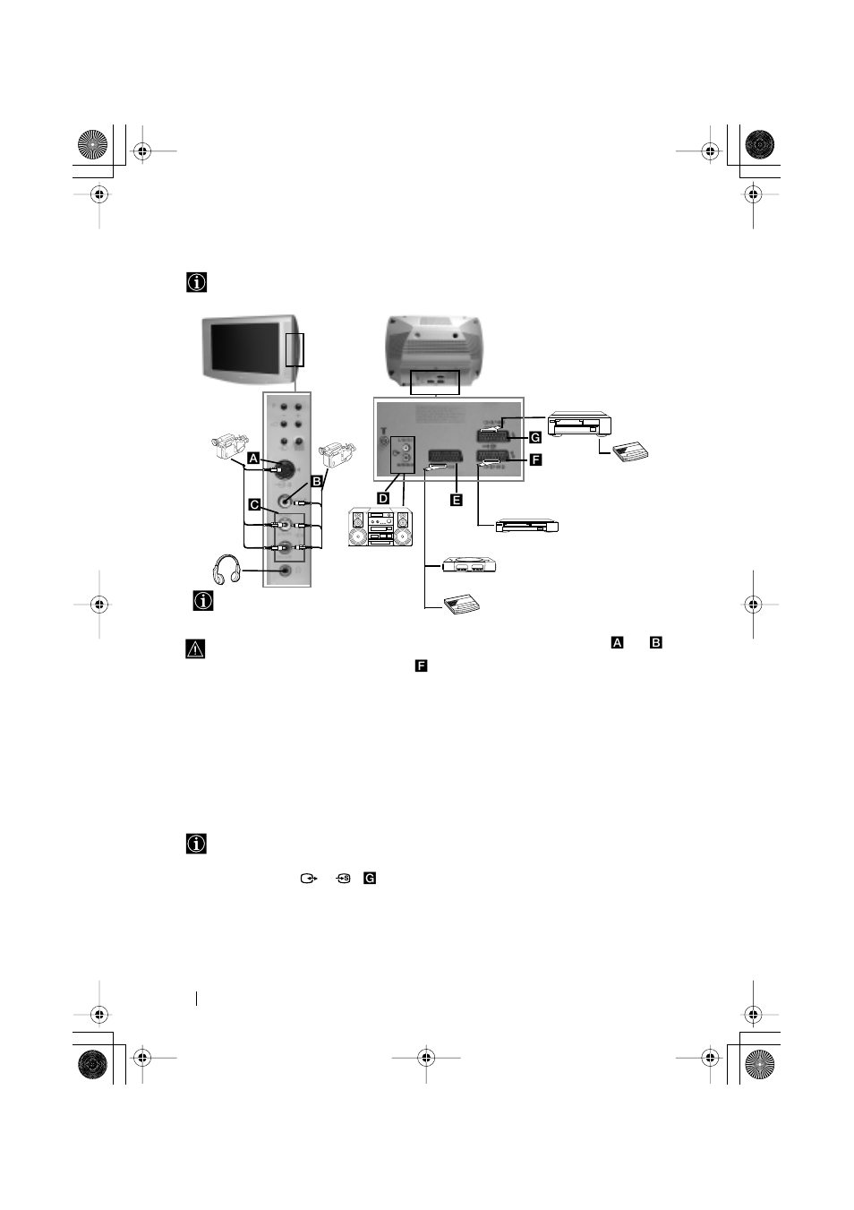 Connecting optional equipment, Connecting a vcr, Connecting a vcr that supports smartlink | Sony KV-28LS60U User Manual | Page 18 / 24