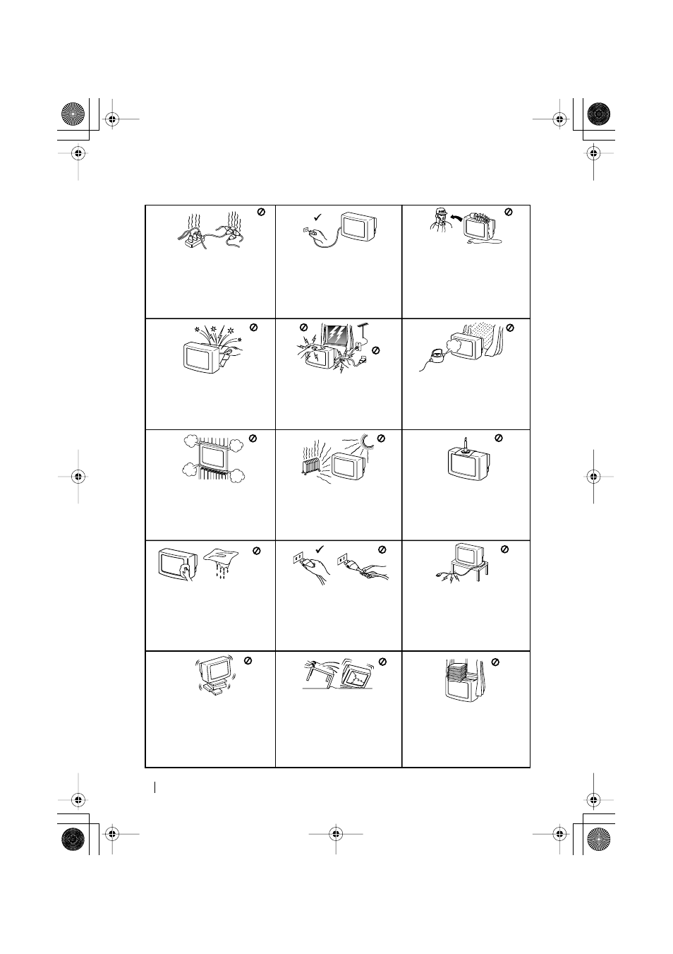Safety information | Sony KV-28LS60U User Manual | Page 4 / 24