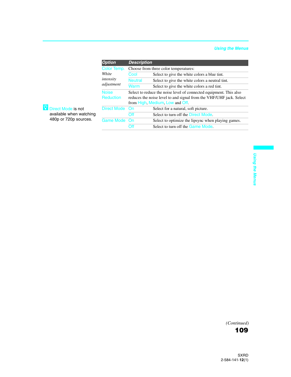 Sony Qualia 006 User Manual | Page 111 / 147