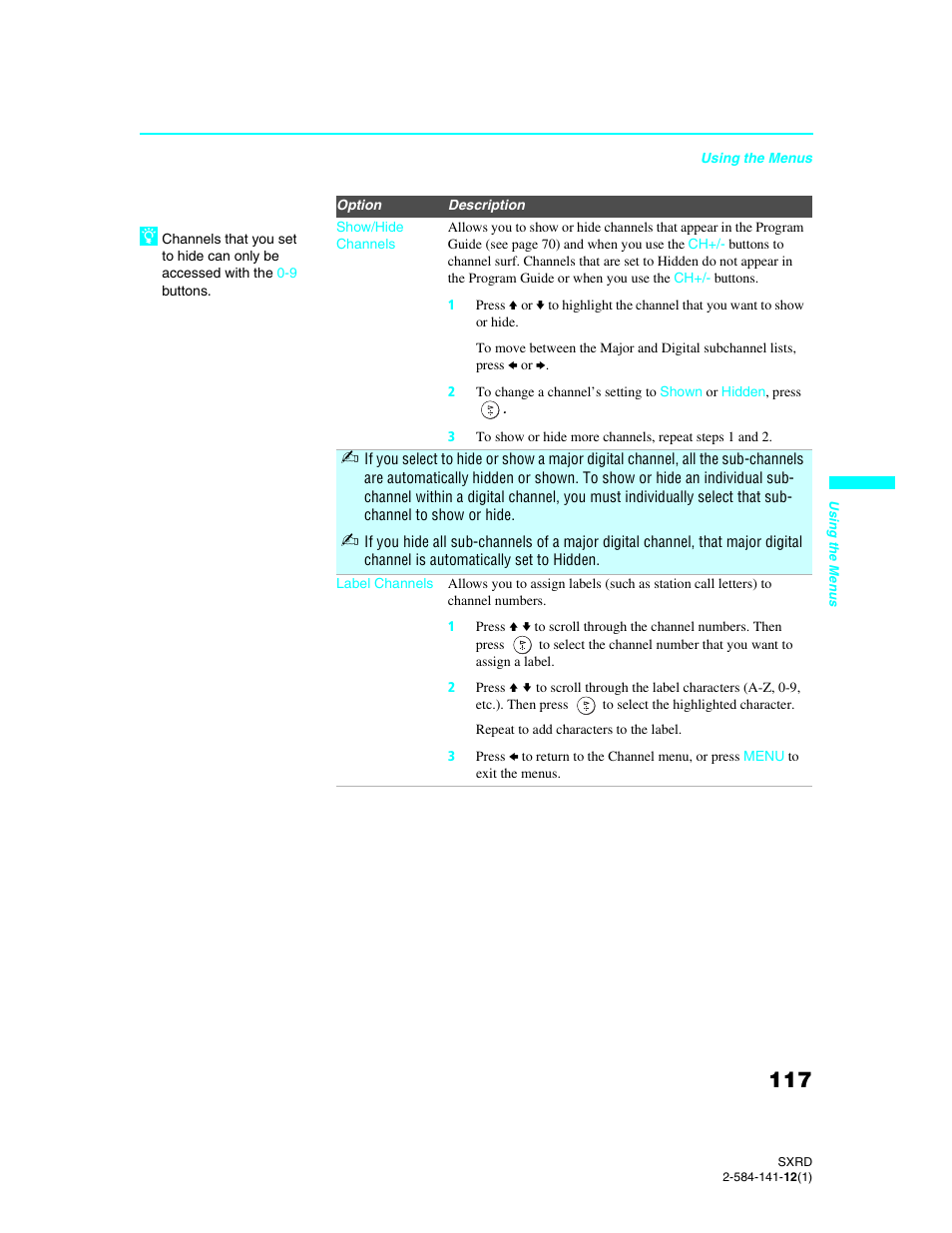 Sony Qualia 006 User Manual | Page 119 / 147