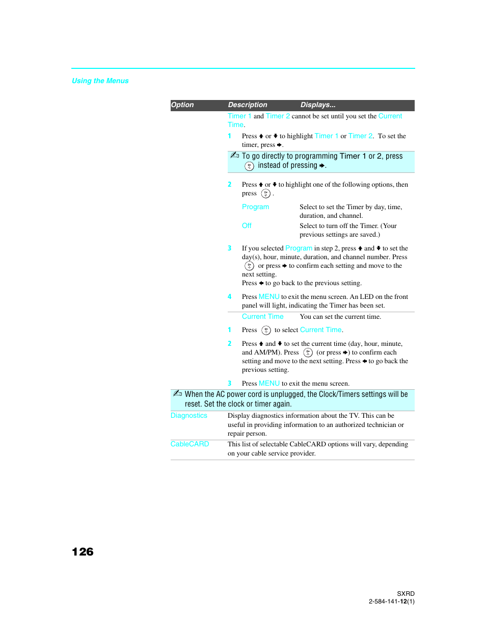 Sony Qualia 006 User Manual | Page 128 / 147