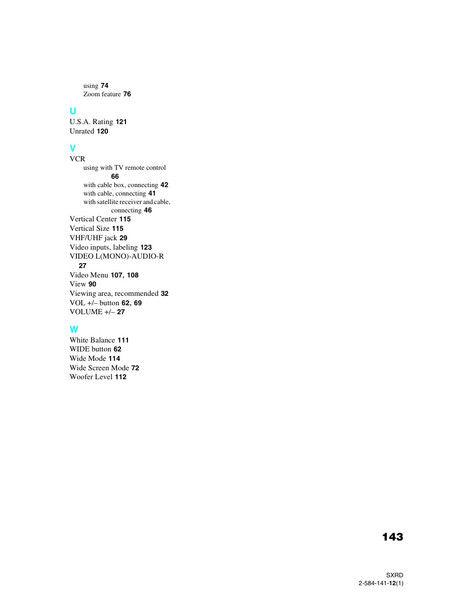 Sony Qualia 006 User Manual | Page 145 / 147