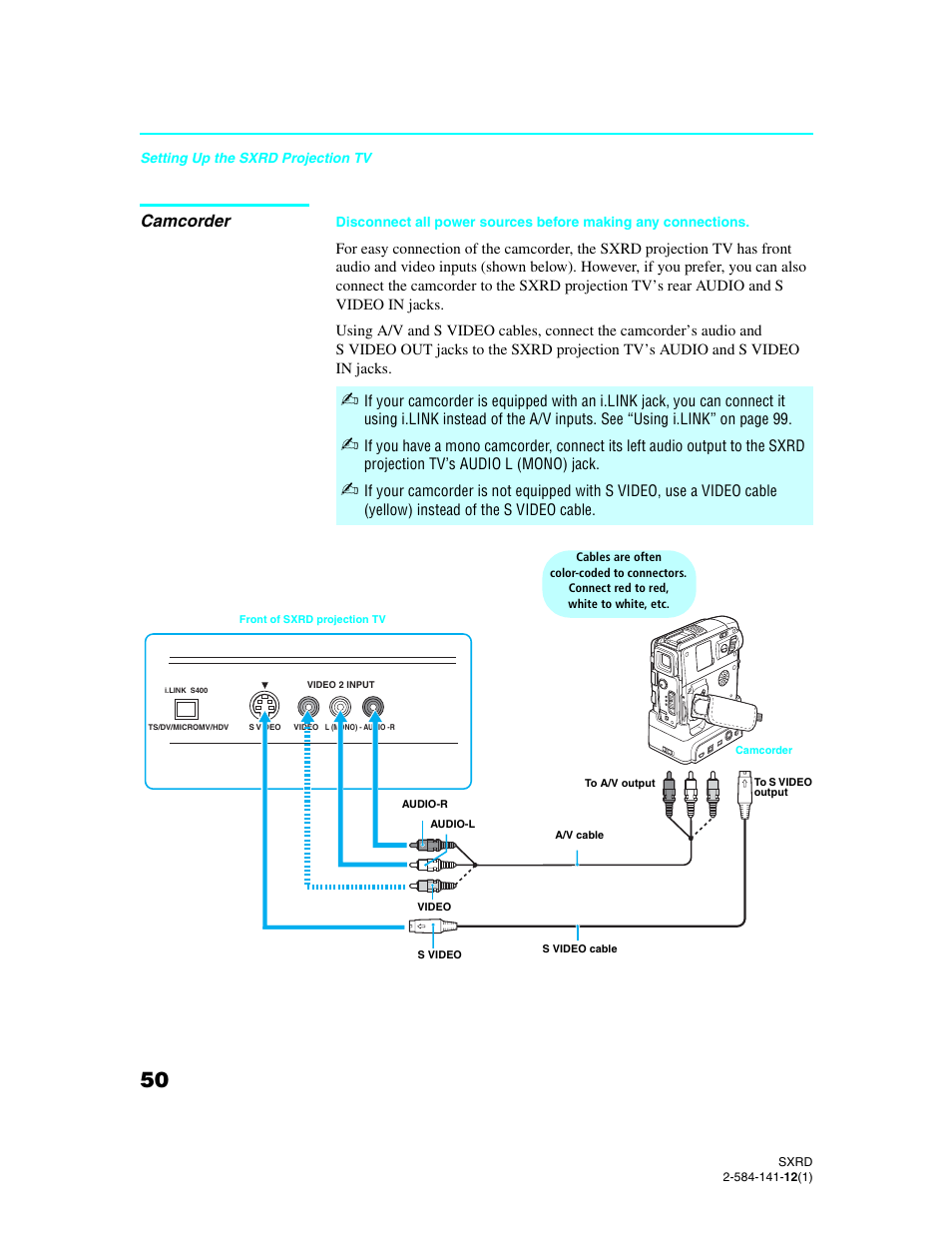 Camcorder | Sony Qualia 006 User Manual | Page 52 / 147