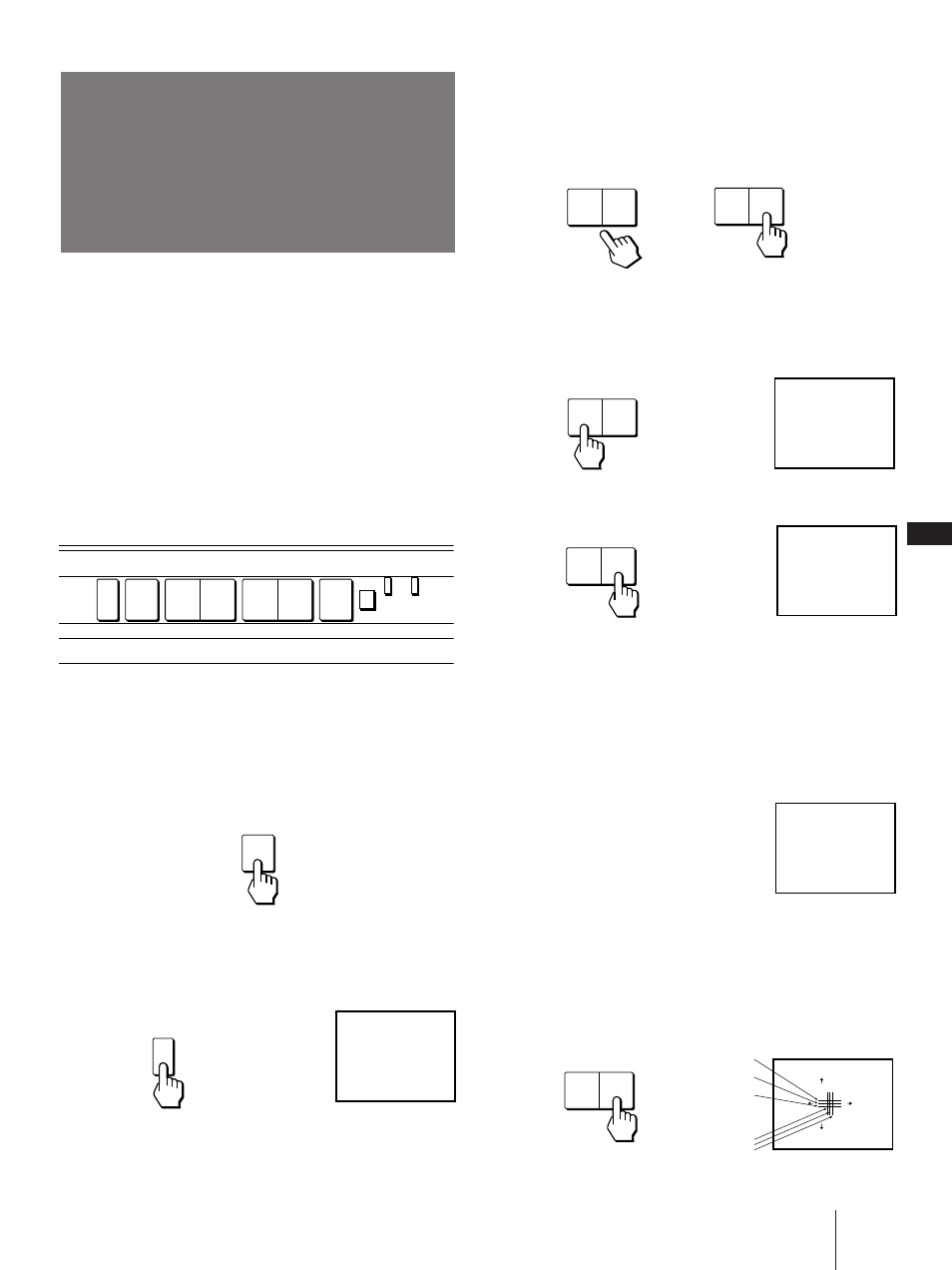 Step 4: setting up the projection tv automatically, Auto set up), Press volume – to start auto set up | Press power to turn the projection tv on | Sony KP 61V75 User Manual | Page 21 / 100