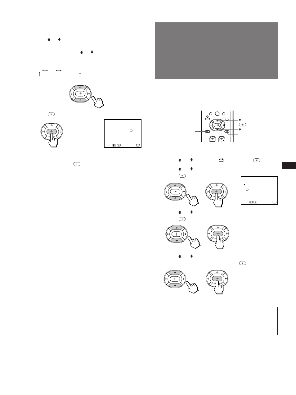 Blocking out a channel, Channel block) | Sony KP 61V75 User Manual | Page 39 / 100