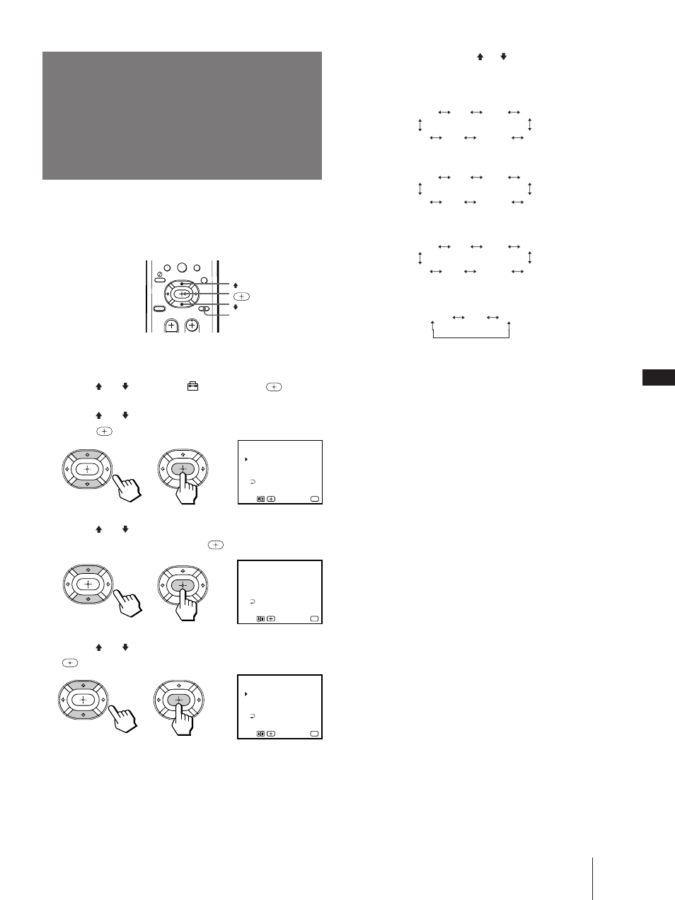 Setting video labels, Video label) | Sony KP 61V75 User Manual | Page 41 / 100