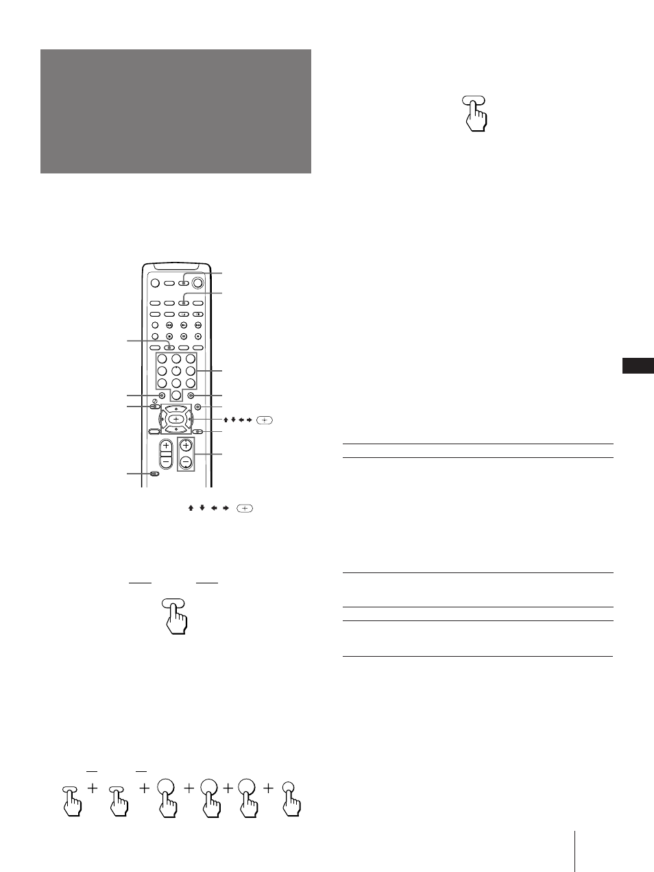 Operating a cable box or dbs receiver | Sony KP 61V75 User Manual | Page 45 / 100