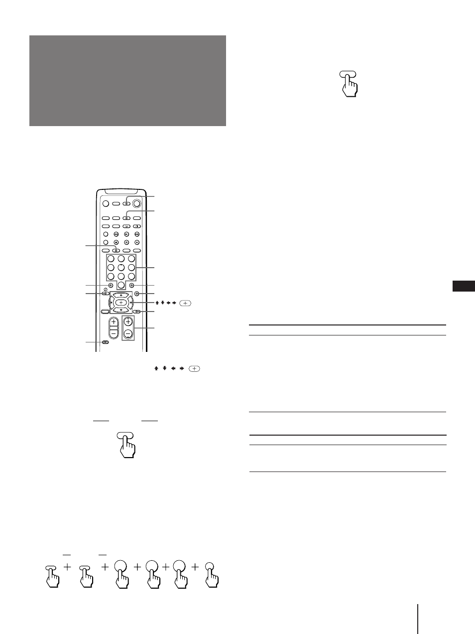 Uso de un decodificador o receptor dbs | Sony KP 61V75 User Manual | Page 95 / 100