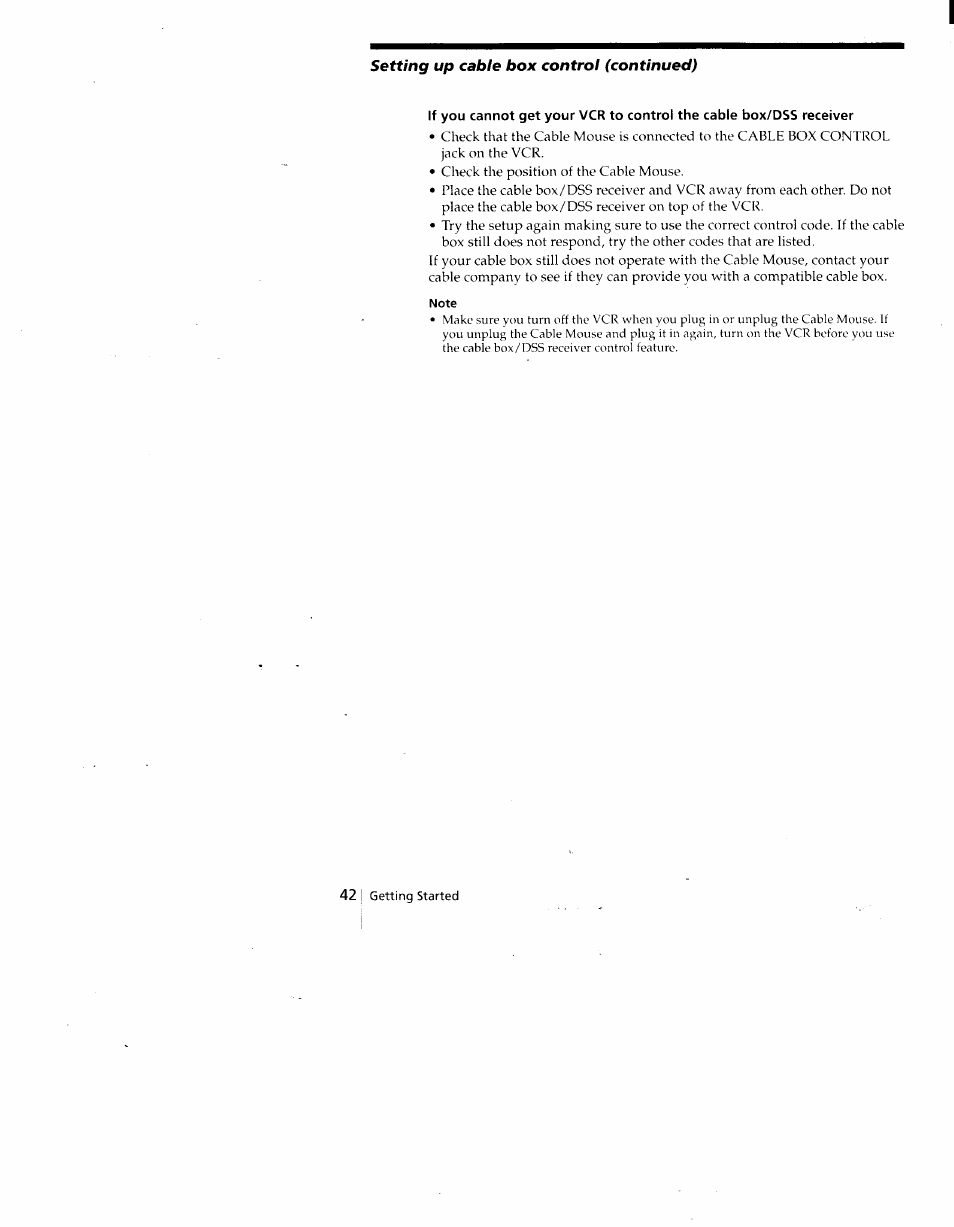 Note | Sony SLV-775HF User Manual | Page 42 / 80