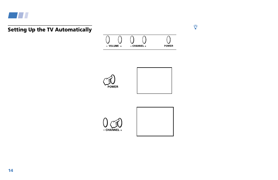 Using your new tv, Setting up the tv automatically | Sony WEGA KV-36XBR250 User Manual | Page 20 / 46