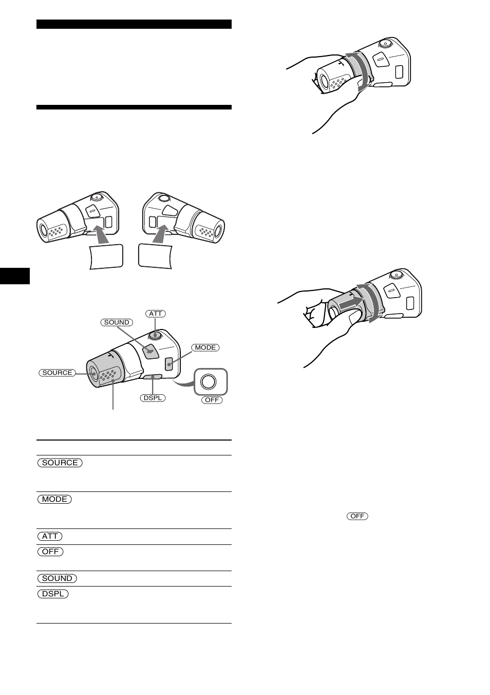 Other functions, Using the rotary commander | Sony CDX-F7705X User Manual | Page 20 / 100