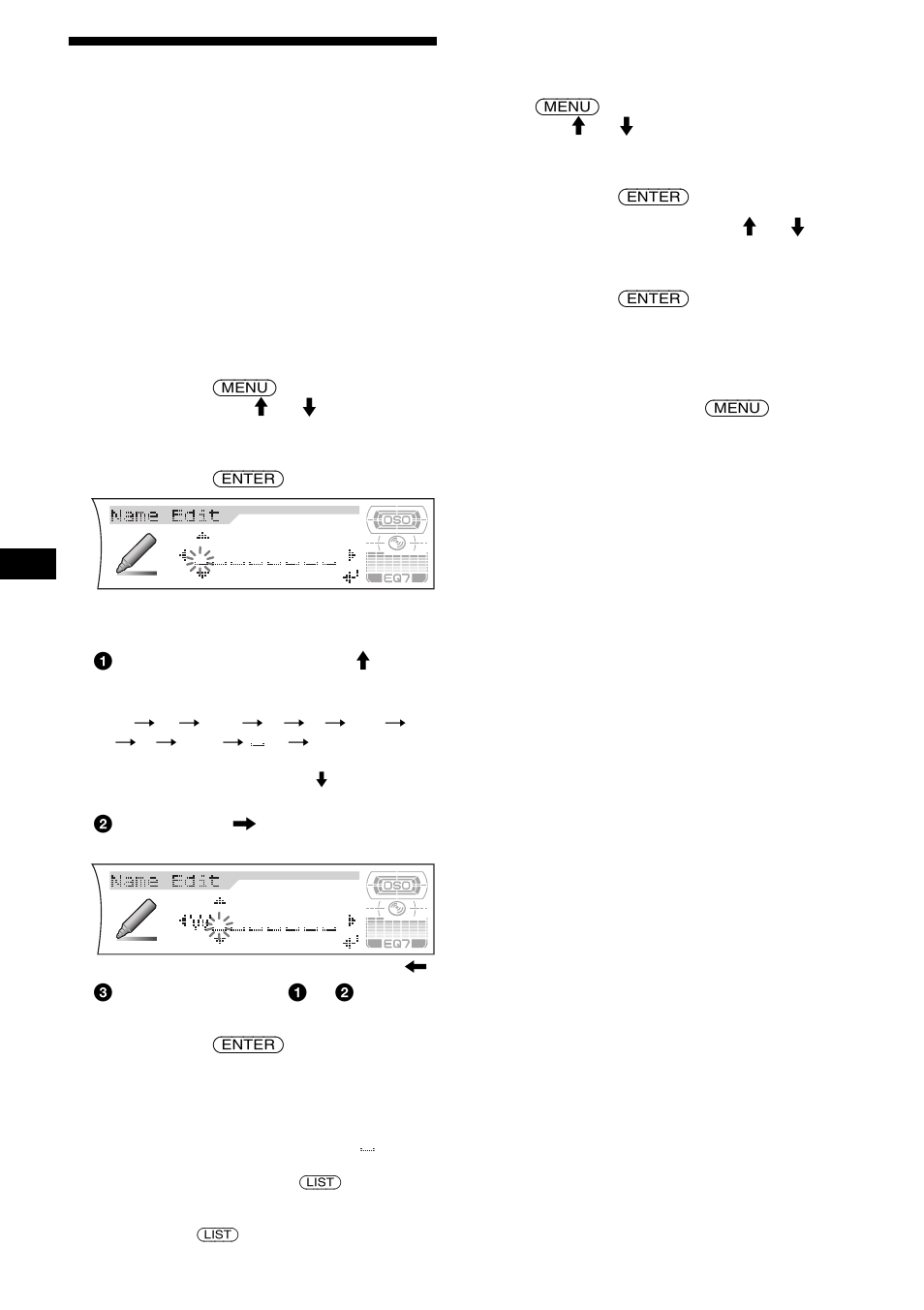 Mémorisation des noms de station, Fonction de mémoire des stations, 20 mémorisation des noms de station | Sony CDX-F7705X User Manual | Page 50 / 100