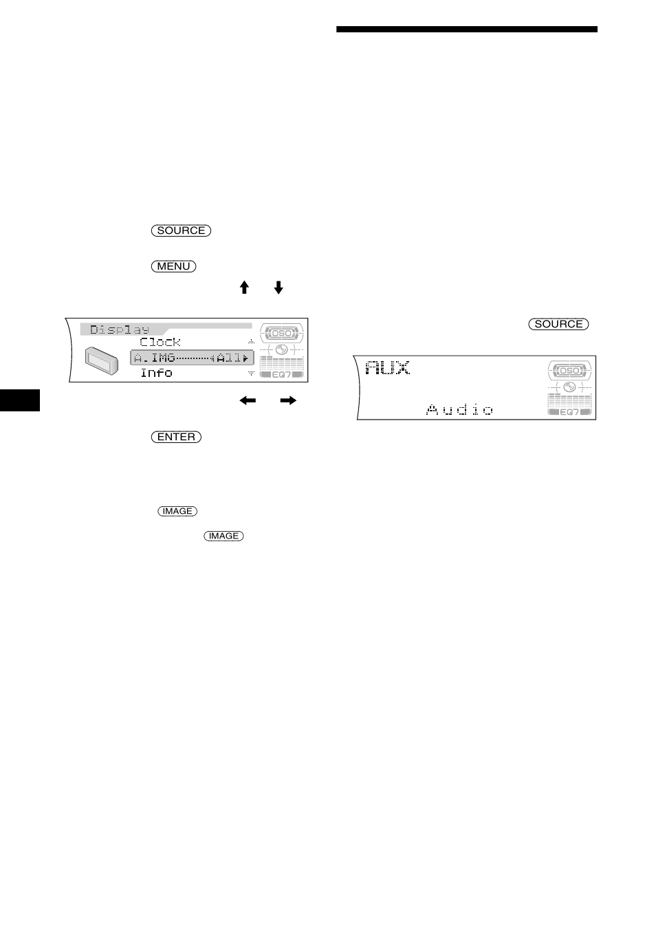 Raccordement d’appareils audio auxiliaires, Raccordement d’appareils audio, Auxiliaires | Sony CDX-F7705X User Manual | Page 58 / 100